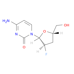 Cytidine,2',3'-dideoxy-2'-fluoro- (9CI)