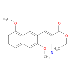 2-氰基-3-(3,8-二甲氧基萘-2-基)丙-2-烯酸乙酯