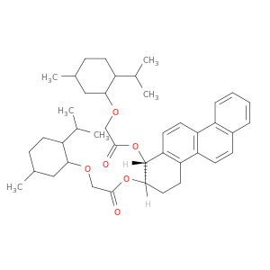 (1r,2r)-1,2,3,4-tetrahydrochrysene-1,2-diyl bis({[5-methyl-2-(propan-2-yl)cyclohexyl]oxy}acetate)