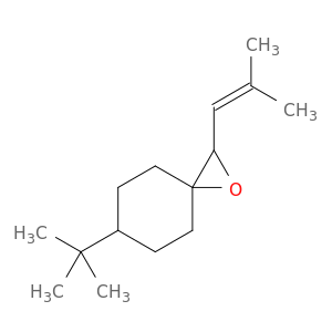 1-Oxaspiro[2.5]octane, 6-(1,1-dimethylethyl)-2-(2-methyl-1-propenyl)-
