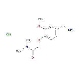 2-[4-(Aminomethyl)-2-methoxyphenoxy]-n,n-dimethylacetamide Hydrochloride