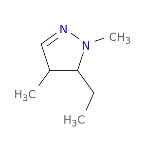 1H-Pyrazole, 5-ethyl-4,5-dihydro-1,4-dimethyl-