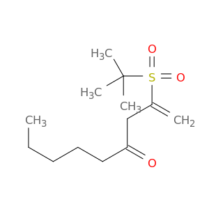 1-Nonen-4-one, 2-[(1,1-dimethylethyl)sulfonyl]-