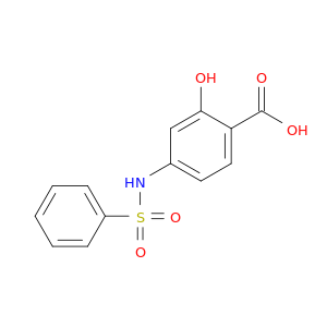 4-Benzenesulfonylamino-2-hydroxy-benzoic acid