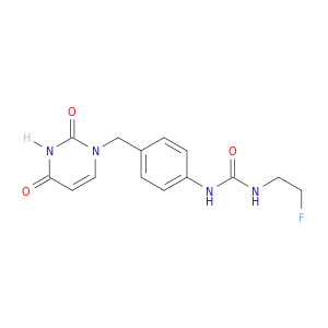 1-{4-[(2,4-dioxo-3,4-dihydropyrimidin-1(2h)-yl)methyl]phenyl}-3-(2-fluoroethyl)urea