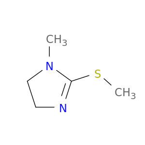 1H-Imidazole, 4,5-dihydro-1-methyl-2-(methylthio)-