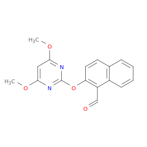 1-Naphthalenecarboxaldehyde, 2-[(4,6-dimethoxy-2-pyrimidinyl)oxy]-