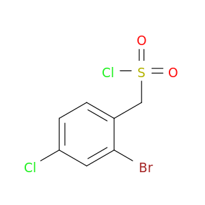 (2-Bromo-4-chlorophenyl)methanesulfonyl chloride