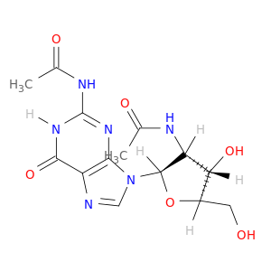 Guanosine, N-acetyl-2'-(acetylamino)-2'-deoxy-