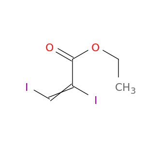 2-Propenoic acid, diiodo-, ethyl ester