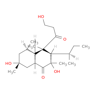 (2s,3r,4r,4as,5r,7r,8as)-octahydro-2,7-二羟基-4-(3-羟基-1-氧丙基)-2,4,5,7-四甲基-3-[(1R)-1-甲基丙基]-1(2H)-萘酮