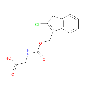 Glycine, N-[[(2-chloro-1H-inden-3-yl)methoxy]carbonyl]-