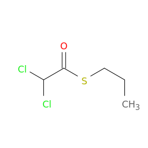Ethanethioic acid, dichloro-, S-propyl ester