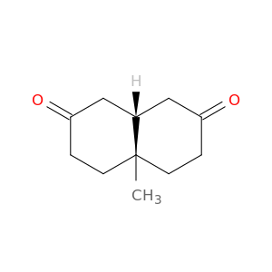 2,7(1H,3H)-Naphthalenedione, hexahydro-4a-methyl-, cis-