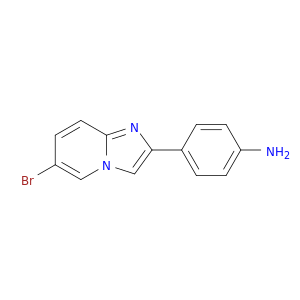 Benzenamine, 4-(6-bromoimidazo[1,2-a]pyridin-2-yl)-