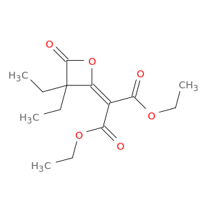 Propanedioic acid, (3,3-diethyl-4-oxo-2-oxetanylidene)-, diethyl ester