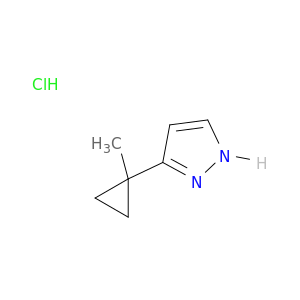 3-(1-甲基环丙基)-1H-吡唑盐酸盐