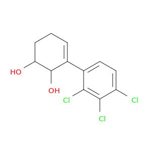 3-Cyclohexene-1,2-diol, 3-(trichlorophenyl)-