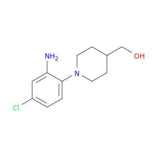 [1-(2-Amino-4-chlorophenyl)piperidin-4-yl]methanol