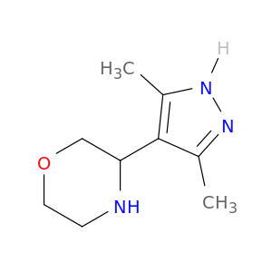 3-(3,5-dimethyl-1H-pyrazol-4-yl)morpholine