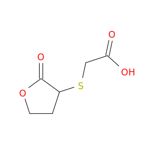 2-[(2-Oxooxolan-3-yl)sulfanyl]acetic acid