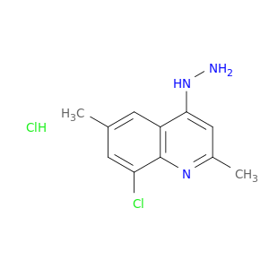 8-Chloro-2,6-dimethyl-4-hydrazinoquinoline hydrochloride