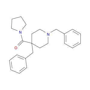 Pyrrolidine, 1-[[1,4-bis(phenylmethyl)-4-piperidinyl]carbonyl]-
