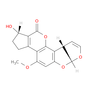 (1s,6ar,9as)-1-hydroxy-4-methoxy-2,3,6a,9a-tetrahydrocyclopenta[c]furo[3',2':4,5]furo[2,3-h]chromen-11(1h)-one