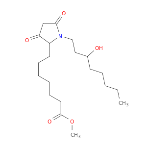 2-Pyrrolidineheptanoic acid, 1-(3-hydroxyoctyl)-3,5-dioxo-, methyl ester