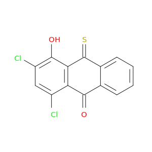 9(10H)-Anthracenone, 1,3-dichloro-4-hydroxy-10-thioxo-