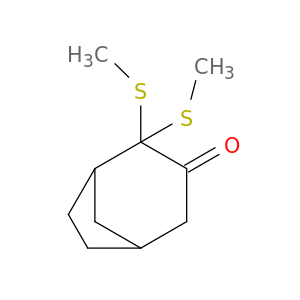 Bicyclo[3.2.1]octan-3-one, 2,2-bis(methylthio)-