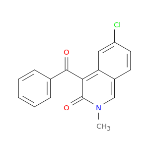 3(2H)-Isoquinolinone, 4-benzoyl-6-chloro-2-methyl-