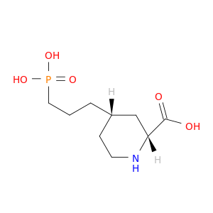 2-Piperidinecarboxylic acid, 4-(3-phosphonopropyl)-, cis-