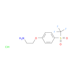 1-(2-aminoethoxy)-4-trifluoromethanesulfonylbenzene hydrochloride