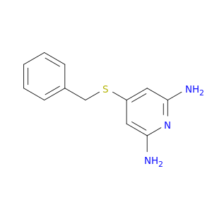 4-(benzylsulfanyl)pyridine-2,6-diamine