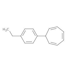 1,3,5-Cycloheptatriene, 7-(4-ethylphenyl)-