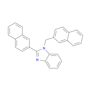 1H-Benzimidazole, 2-(2-naphthalenyl)-1-(2-naphthalenylmethyl)-