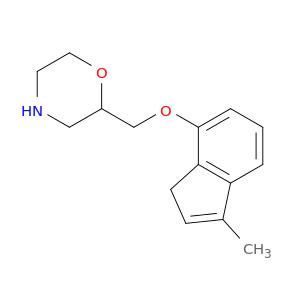 Morpholine, 2-[[(3-methyl-1H-inden-7-yl)oxy]methyl]-
