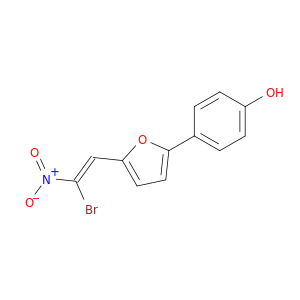 Phenol, 4-[5-[(1Z)-2-bromo-2-nitroethenyl]-2-furanyl]-