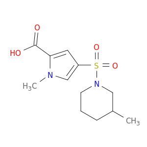 1-Methyl-4-[(3-methylpiperidin-1-yl)sulfonyl]-1H-pyrrole-2-carboxylic Acid