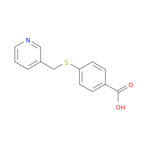 4-[(Pyridin-3-ylmethyl)sulfanyl]benzoic Acid