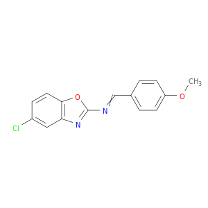 2-Benzoxazolamine, 5-chloro-N-[(4-methoxyphenyl)methylene]-