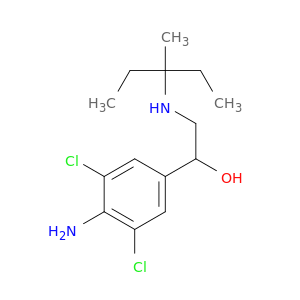 1-(4-amino-3,5-dichlorophenyl)-2-[(3-methylpentan-3-yl)amino]ethanol