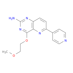 Pyrido[3,2-d]pyrimidin-2-amine, 4-(2-methoxyethoxy)-6-(4-pyridinyl)-