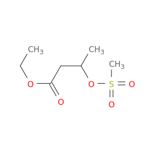 Butanoic acid, 3-[(methylsulfonyl)oxy]-, ethyl ester