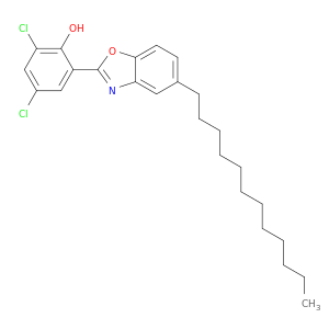 Phenol, 2,4-dichloro-6-(5-dodecyl-2-benzoxazolyl)-