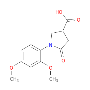 1-(2,4-Dimethoxyphenyl)-5-oxopyrrolidine-3-carboxylic acid