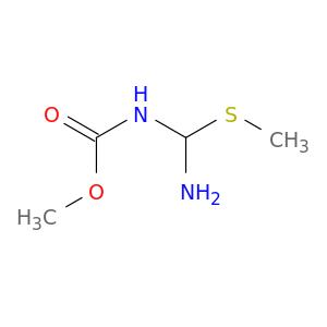 Carbamic acid, [amino(methylthio)methyl]-, methyl ester