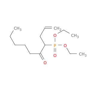 Phosphonic acid, [2-oxo-1-(2-propenyl)heptyl]-, diethyl ester