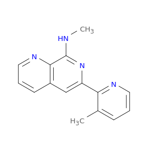 1,7-Naphthyridin-8-amine, N-methyl-6-(3-methyl-2-pyridinyl)-